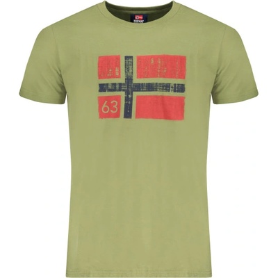 Norway 1963 Мъжка тениска с къс ръкав norway 1963, Цвят Зелен (846019_vemility)