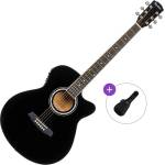 Pasadena PGC-10E Basic SET Black Електро-акустична китара Джъмбо