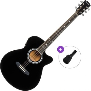 Pasadena PGC-10E Basic SET Black Електро-акустична китара Джъмбо