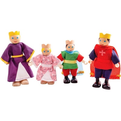 Bigjigs Toys Drevené postavičky kráľovská rodina