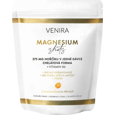 Venira Magnézium Shots Orange 30 x 25 ml