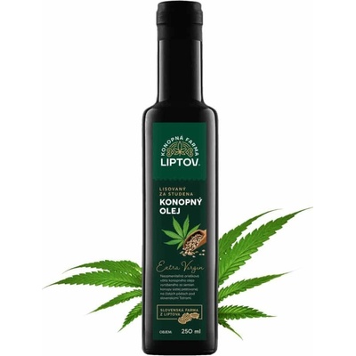 Konopná farma Liptov Premium konopný olej 250 ml