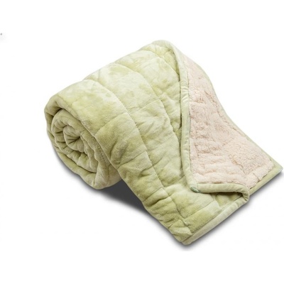 Sleep-well Deka Ovečka z mikrovlákna Pistácie bílá 150x200