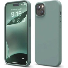 Elago Silicone Case iPhone 15 Plus - Midnight zelené