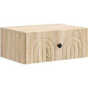 vidaXL Спален шкаф с монтаж на стена Дъб сонома 49 x 34, 5 x 20 см (898109)