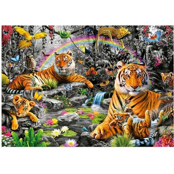 Educa - Puzzle Brillant Jungle - 1 500 piese
