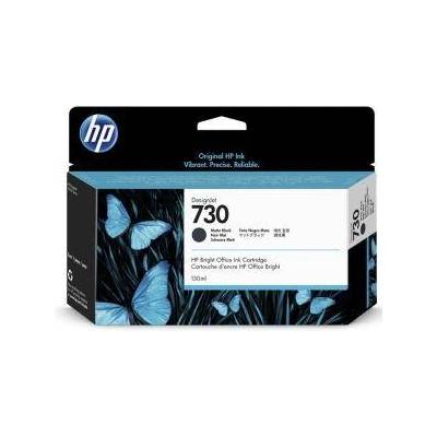 HP Мастило за плотер HP 730 - MATTE BLACK, 130 ml, P2V65A