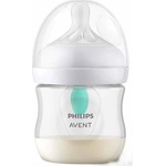 Philips Бебешко шише Philips Avent - Natural Response 3.0, AirFree, flow 2/бавен, 0м+, 125 ml (SCY670/01) - ozone