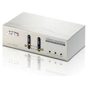 ATEN VS0202 : : 2-Port Video Matrix превключвател, 2 входа, 2 изхода