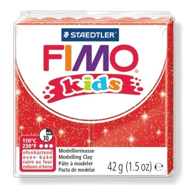 FIMO Полимерна глина Staedtler Fimo Kids, 42g, блчерв 212 (23848-А-БЛЧЕРВЕН)