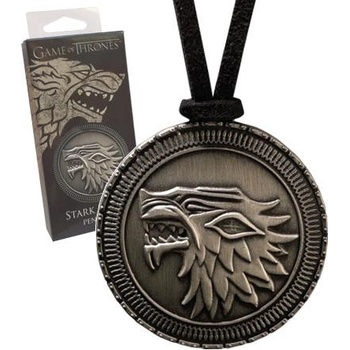 Noble Collection Amulet Game of Thrones znak Starků De Luxe NNXT0090