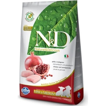 N&D Grain Free Chicken & Pomegranate Small & Medium Puppy 2,5 kg