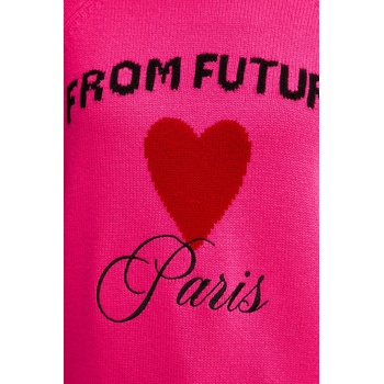 From Future Кашмирен пуловер from future в розово от лека материя wpr03340 (wpr03340)