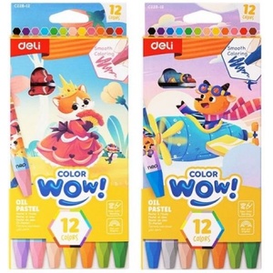  Пастели 12 цв. маслени Deli Color Wow 228-12