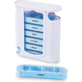 HomeLife Týdenní dávkovač léků sada 2 ks