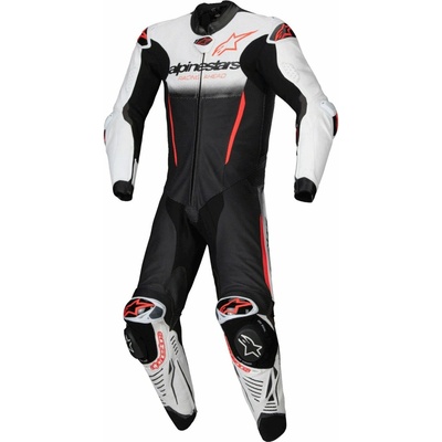 Jednodielna kombinéza Alpinestars GP-R7 TECH-AIR biela/čierna