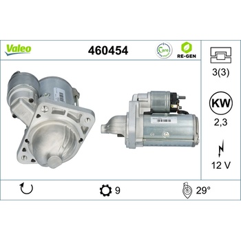 VALEO Štartér 460454