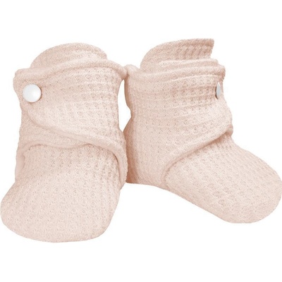 Esito capáčky pro miminko barefoot svetrové Powder pink