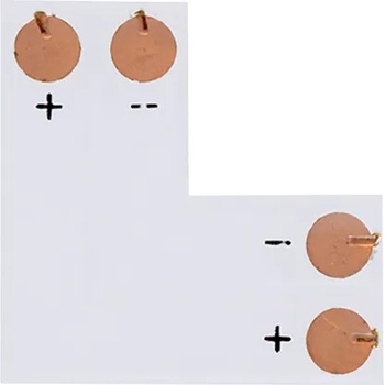 Image 1 of ULTRALUX ЪГЛОВ КОНЕКТОР ЗА rgb led ЛЕНТА 10ММ 5БР. В ПАКЕТ--- (pkl10rgb)