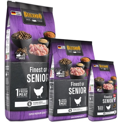 BELCANDO Finest Grain-Free Senior - Най-вкусната беззърнестта храна за стари, остареещи кучета 12, 5 кг