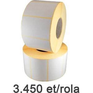 ZINTA Самозалепващи th етикети zinta 70х40мм, 3450 ет. /ролка (70x40x3450-th)