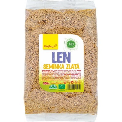 Wolfberry Ľanové semienko zlaté BIO 500 g