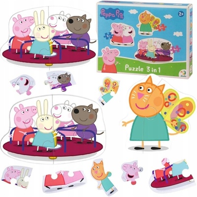 DODO Prasátko Peppa Kamarádi 3v1 2,3,4 dílků