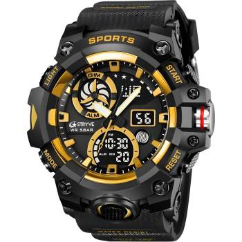 STRYVE Часовник stryve hu-38684 - Черен / Златен kp38684