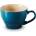 Le Creuset Чаша за капучино 400 мл, DEEP TEAL, керамика с глазура, Le Creuset (LECR70304406420002)