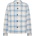 KnowledgeCotton Apparel Мъжка риза с копчета KnowledgeCotton Apparel Big Checked Heavy Flannel Shirt - Blue Check (033-2921-0111)