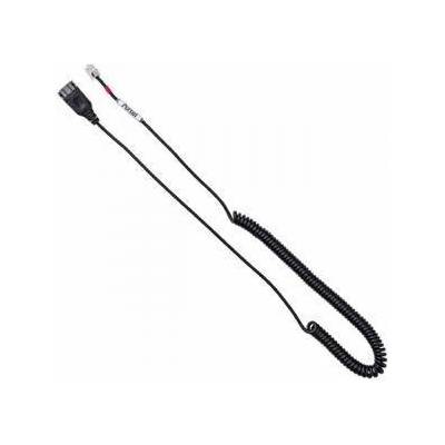 AxTel Headsets Спираловиден свързващ кабел AxTel QD към RJ - от 0.5 до 2 метра, черен, AXC-HIS