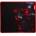 MARVO Mouse pad, Noob M, for gaming, black-red, 350 x 300 x 3 mm, Marvo