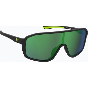 Under Armour Детски слънчеви очила Under Armour Gameday Jr S3, черно-жълто-зелени, многопластови