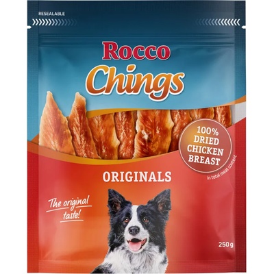 Rocco 250г Originals Rocco Chings лакомство за кучета - патешко филе на къси лентички