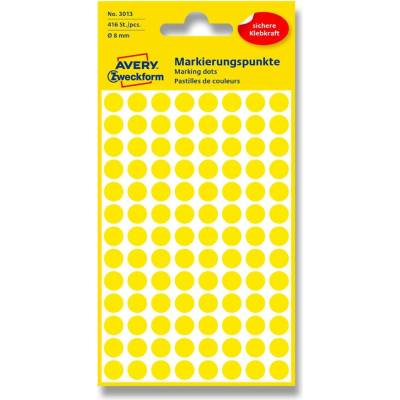 Avery Zweckform Etikety na různá značení 416 ks žluté 8 mm kulaté 3013