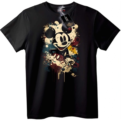 NOONEBRAND Тениска Mickey Mouse арт - XL, Black