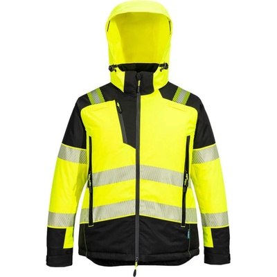 Portwest bunda T162 PW3 Hi-Vis reflexní dámská zimní žltá/čierna