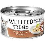 PETINTEREST Wellfed Filleto Pure Turkey консерва за котки чисто пуешко филе 70gr
