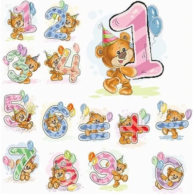 Luca-S Цифри - гоблен със схема b1228