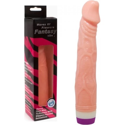 Пенис вибратор, реалистичен релеф, 22см. - Wave of Pleasure (DEBRA00895)