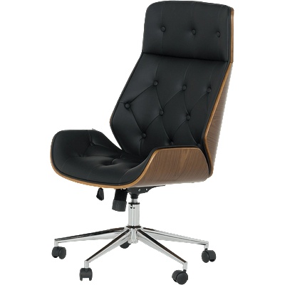 Carmen Офис кресло Carmen 6407 - орех-черен (3520065)