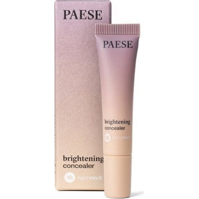 Paese Nanorevit Brightening Concealer Rozjasňujúci korektor 01 Light Beige 8,5 ml