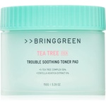 BRINGGREEN Tea Tree Cica Trouble Soothing Toner Pad тонизиращи възглавнички с успокояващ ефект 90 бр