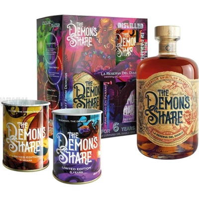 Demon's Share 40% 0,7 l (dárčekové balenie 2 tégliky)