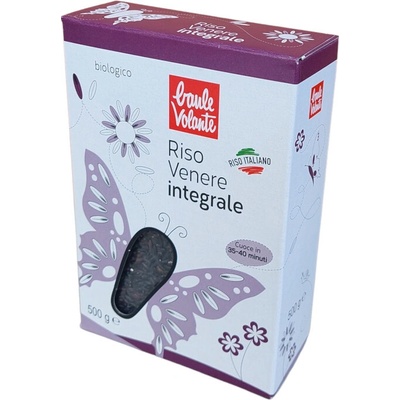 Baule Volante čierna Venere natural BIO ryža 0,5 kg
