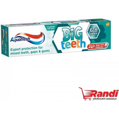 Aquafresh Паста за зъби Aquafresh детска 6-8год. 50мл