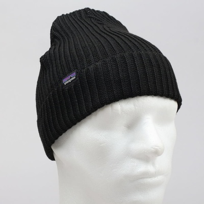Patagonia Fishermans Rolled beanie Black