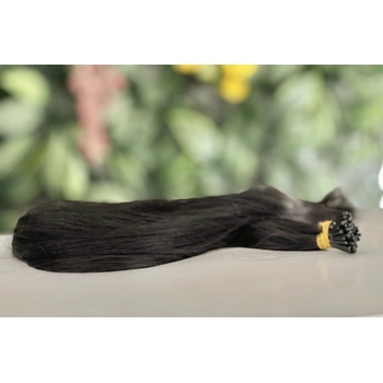 Produkt čiernohnedé vlasy-rovne - aliamirahair.eu Dĺžka: 60 cm, Typ ukončenia: krúžkový i spoj, štruktúra: rovné