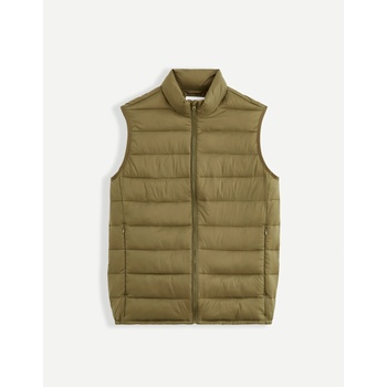 Celio Мъжка ватирана жилетка в цвят каки Celio Celio | Zelen | МЪЖЕ | S