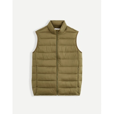 Celio Мъжка ватирана жилетка в цвят каки Celio Celio | Zelen | МЪЖЕ | S
